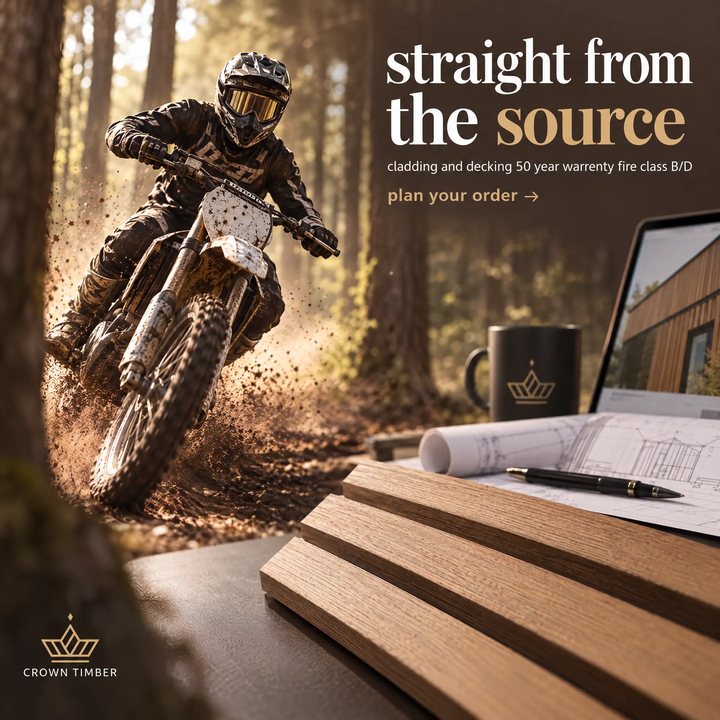 A Crown Timber ad: straight from the source